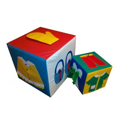 Дидактический куб «Одень Катюшу»