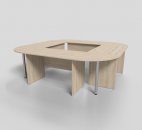 Стол для заседаний 8 элементов 2600х2600х750 мм