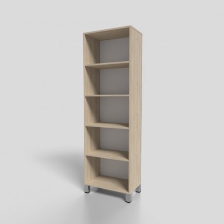 Стеллаж офисный открытый на опорах 600х350х1900 мм