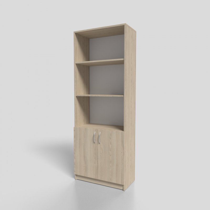 Шкаф офисный полуоткрытый 700х350х1900 мм