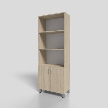 Шкаф офисный полуоткрытый на опорах 700х350х1900 мм