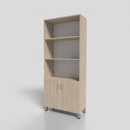 Шкаф офисный полуоткрытый на опорах 800х350х1900 мм