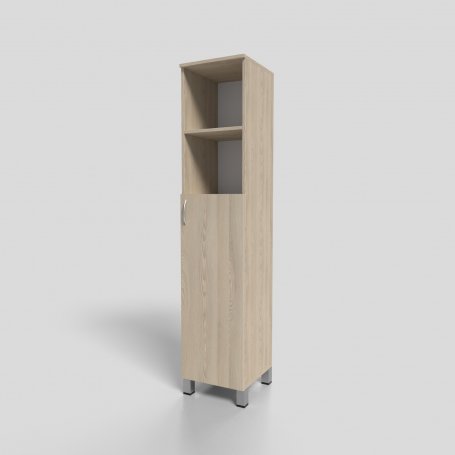 Пенал офисный полуоткрытый на опорах 400х400х1900 мм