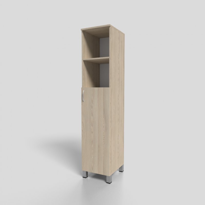 Пенал офисный полуоткрытый на опорах 400х450х1900 мм