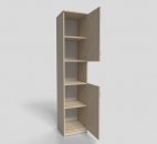 Пенал офисный закрытый с нишей 400х400х1900 мм