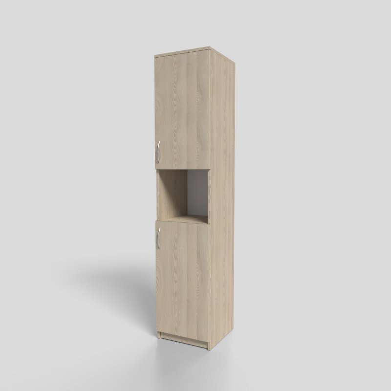 Пенал офисный закрытый с нишей 400х400х1900 мм