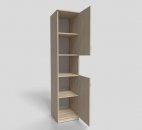 Пенал офисный закрытый с нишей 400х450х1900 мм