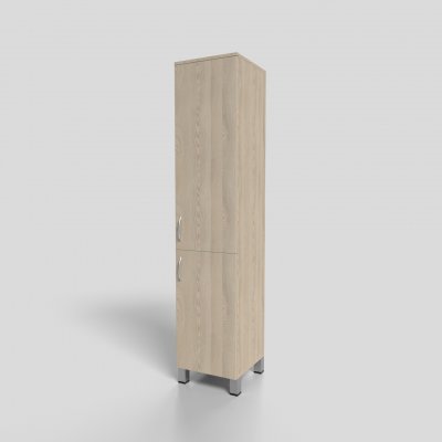 Пенал офисный закрытый на опорах 400х400х1900 мм