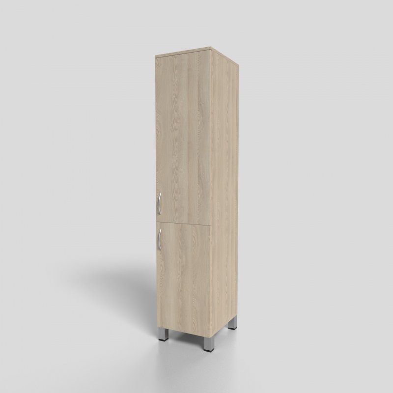 Пенал офисный закрытый на опорах 400х450х1900 мм