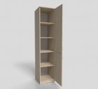 Пенал офисный закрытый 400х450х1900 мм