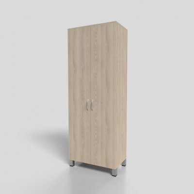 Шкаф офисный для документов закрытый на опорах 700х400х1900 мм