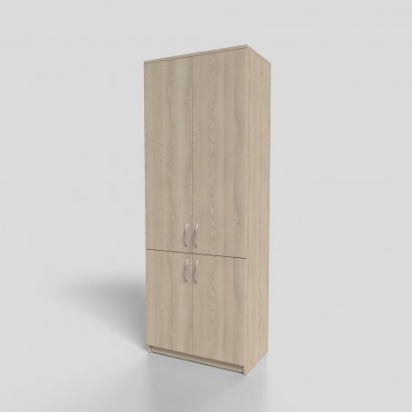 Шкаф офисный для документов закрытый 4-х дверный 700х400х1900 мм