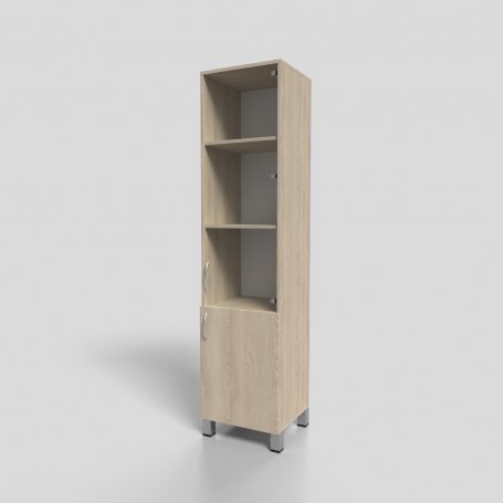 Пенал для документов со стеклом на опорах 450х400х1900 мм