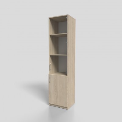 Пенал для документов со стеклом 450х400х1900 мм