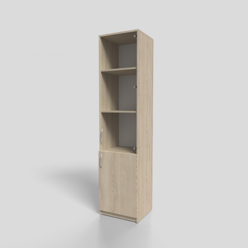 Пенал для документов со стеклом 450х400х1900 мм