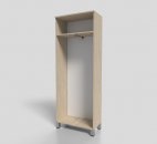 Шкаф офисный для одежды на опорах 700х350х1900 мм