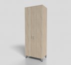 Шкаф офисный для одежды на опорах 700х400х1900 мм
