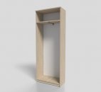 Шкаф офисный для одежды 700х350х1900 мм