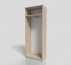 Шкаф офисный для одежды 700х400х1900 мм