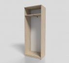 Шкаф офисный для одежды 700х450х1900 мм