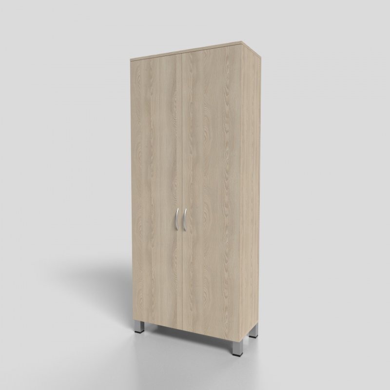 Шкаф офисный для одежды на опорах 800х550х1900 мм