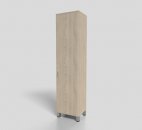 Шкаф офисный для одежды узкий на опорах 450х550х1900 мм