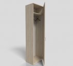 Шкаф офисный для одежды узкий  500х550х1900 мм