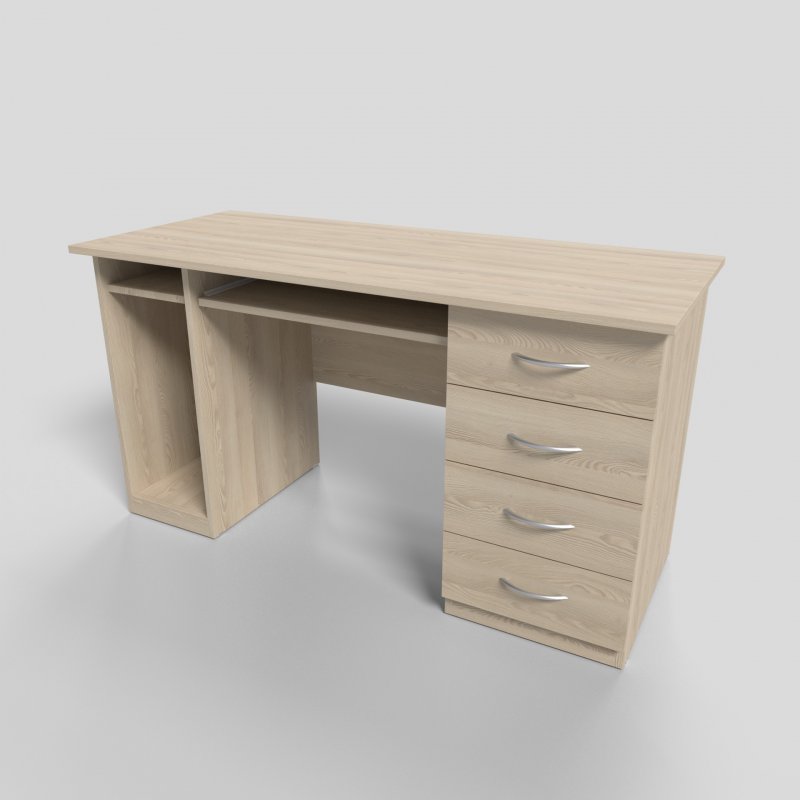 Стол для ПК тумба справа 1400х600х750 мм