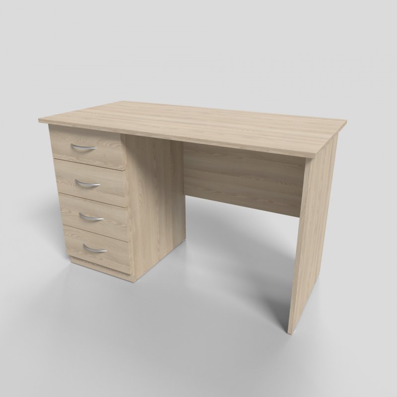 Стол офисный тумба слева 1200х600х750 мм