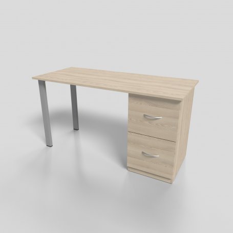 Стол операторский на металлокаркасе тумба справа 1400х700х750 мм