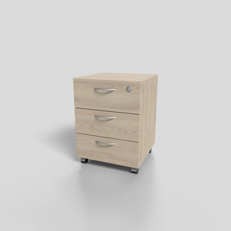 Тумба подкатная с замком 450х450х610 мм