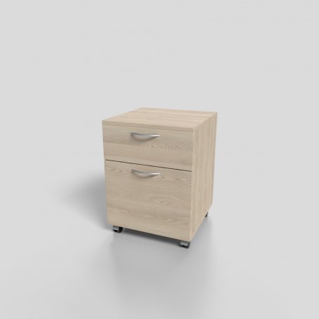 Тумба офисная на колесах 450х450х610 мм