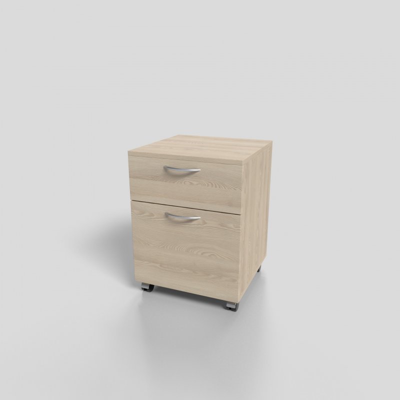 Тумба офисная на колесах 450х450х610 мм