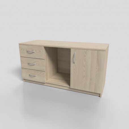 Тумба офисная комбинированная 1200х450х610 мм