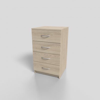 Тумба офисная приставная 450х450х750 мм