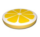Мат круглый D100 «Лимонная долька», «Арбузная долька»