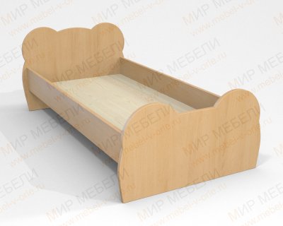 Кровать детская с фигурной спинкой