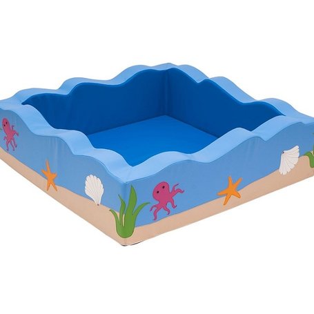 Сухой бассейн квадратный «Волна»